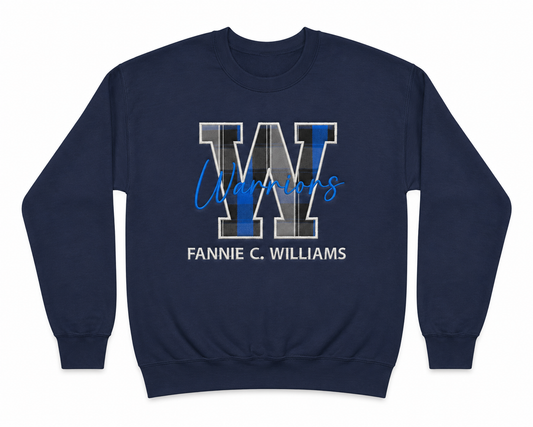 Plaid Varsity Sweatshirt