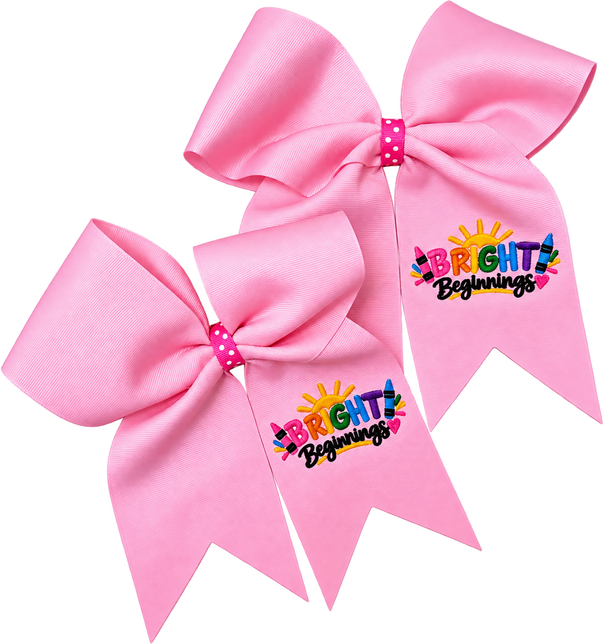 Custom Embroidered Hair Bow